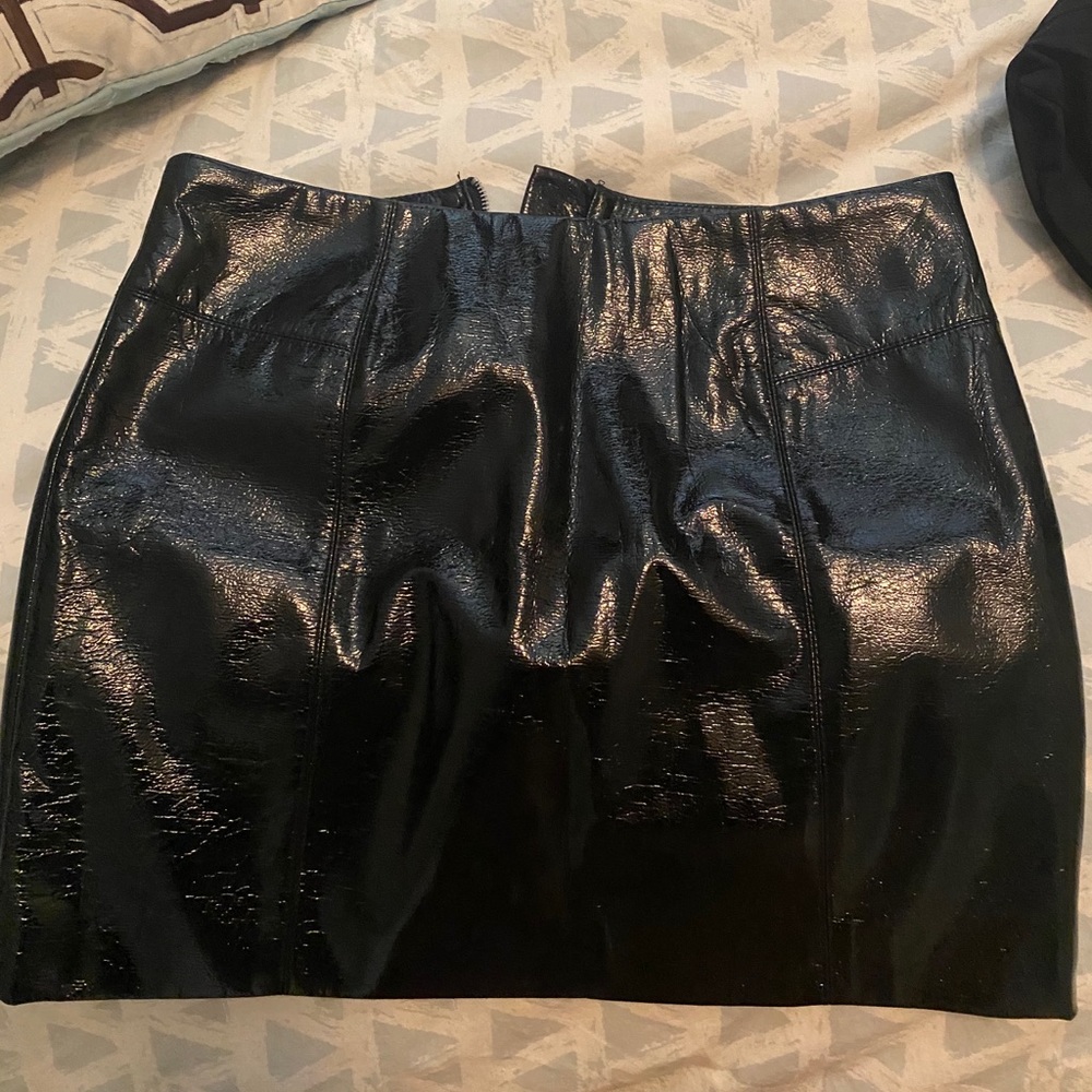 Mini black skirt